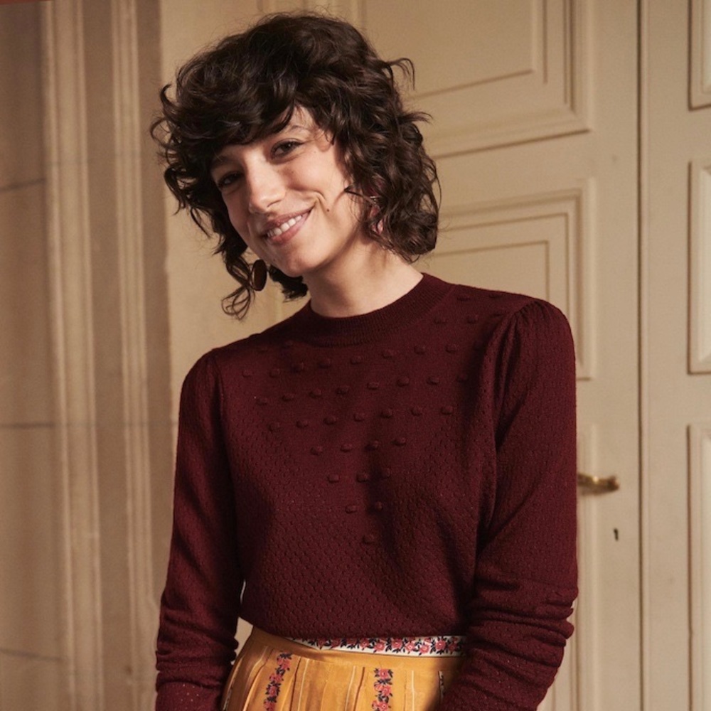 Sezane Avery 100% Merino Sweater